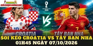 Soi Kèo Croatia Vs Tây Ban Nha 01h45 Ngày 07/10/2026